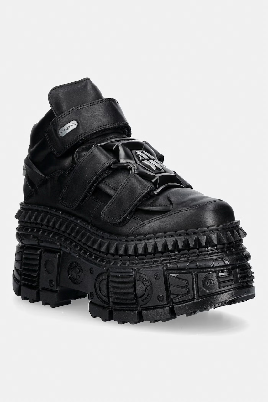 New Rock  CRUST NEGRO NEGRO, TANK CASCO boty dámské kožené