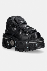 New Rock  ITALI NEGRO, TERNERA NEGRO, PULIK NEGRO sneakers boty dámské kožené