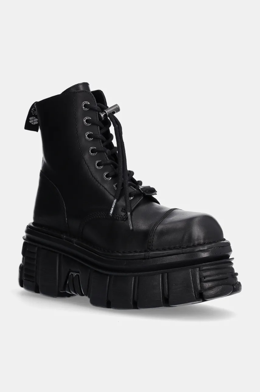 New Rock  Kožené workery  Nomada Negro + Tower Negro Lateral E