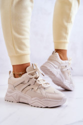 NEWS Dámská Sportovní Obuv Sneakersy Béžové Daren