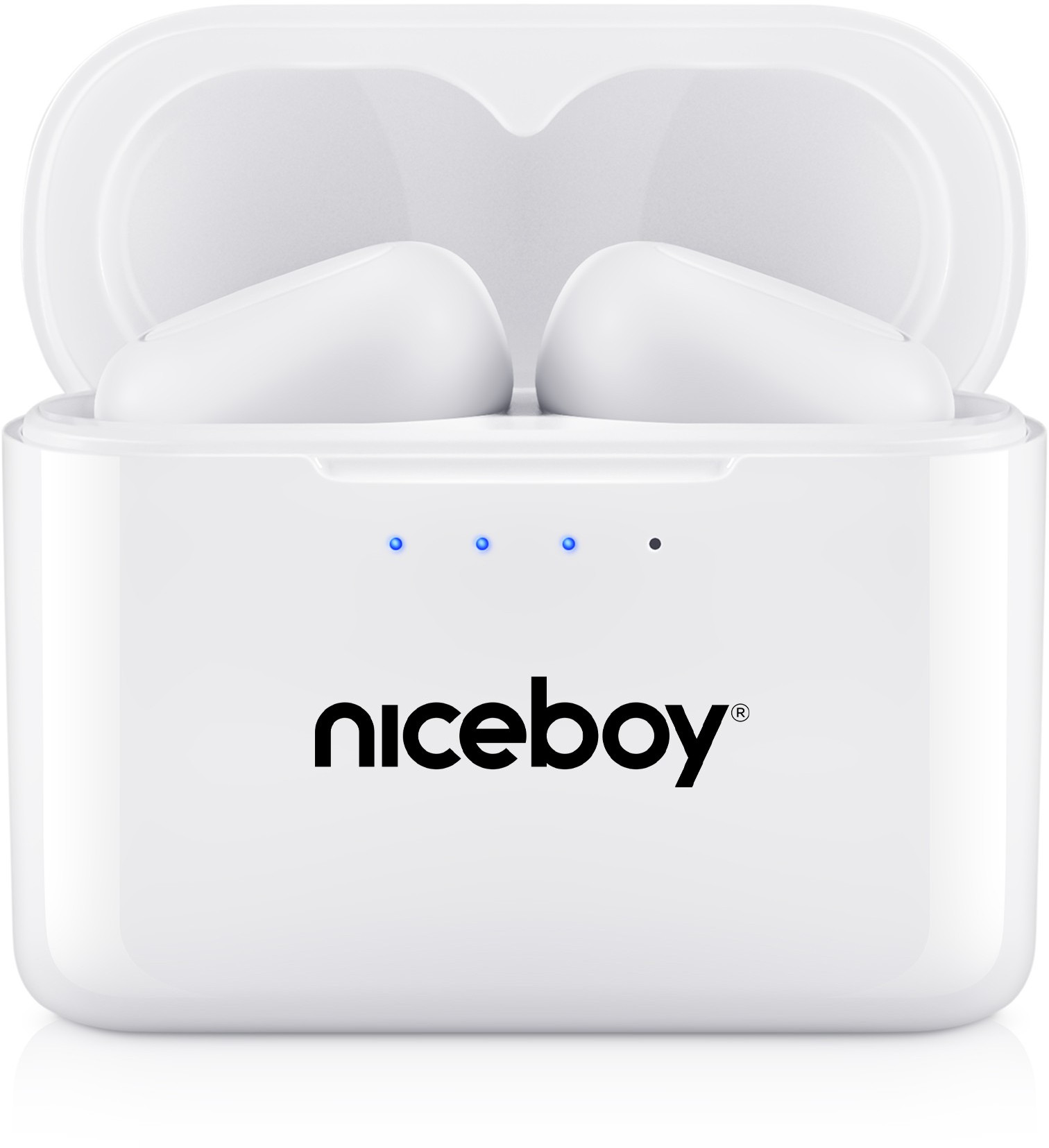 Niceboy Bezdrátová sluchátka Podsie 4 White