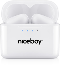 Niceboy Bezdrátová sluchátka Podsie 4 White
