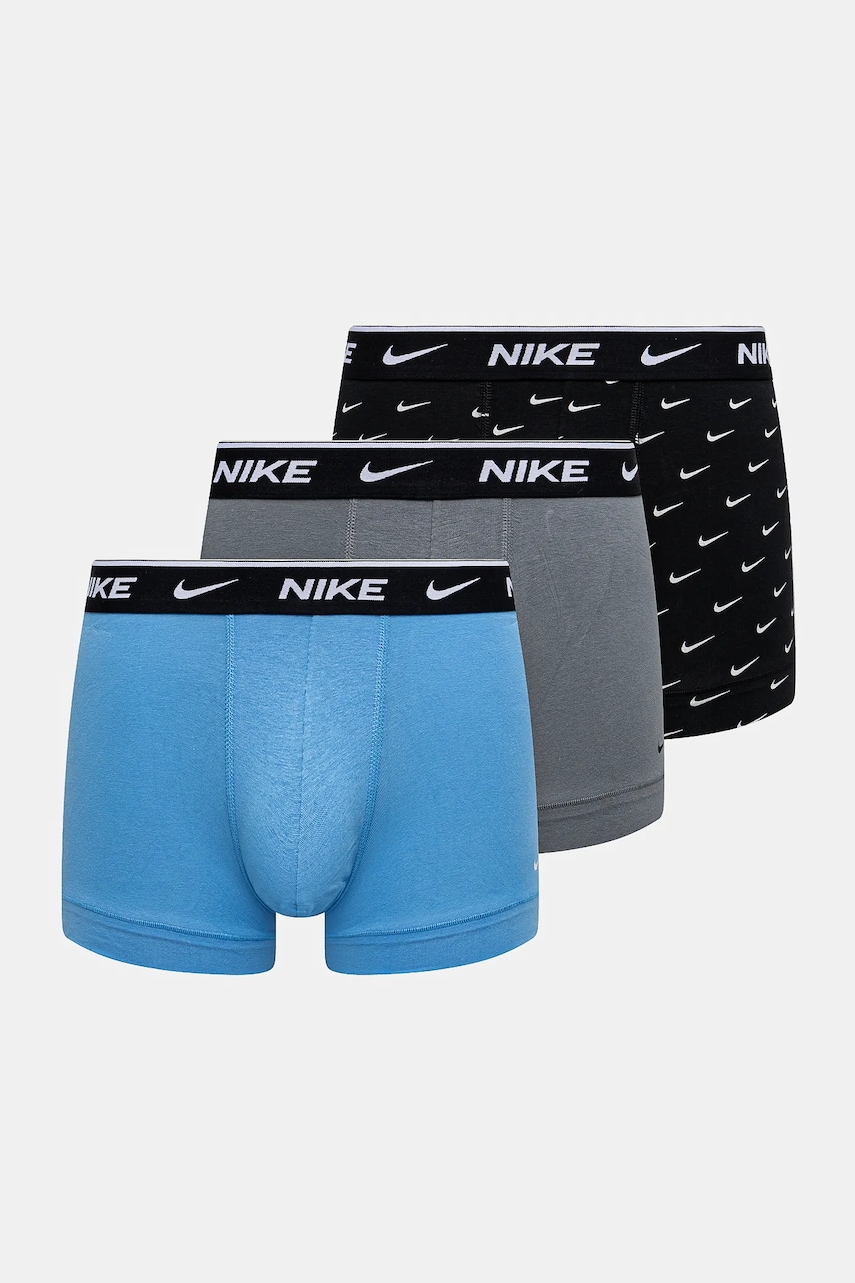 Nike  přiléhavé boxerky pánské bavlněné s elastanem 3-pack
