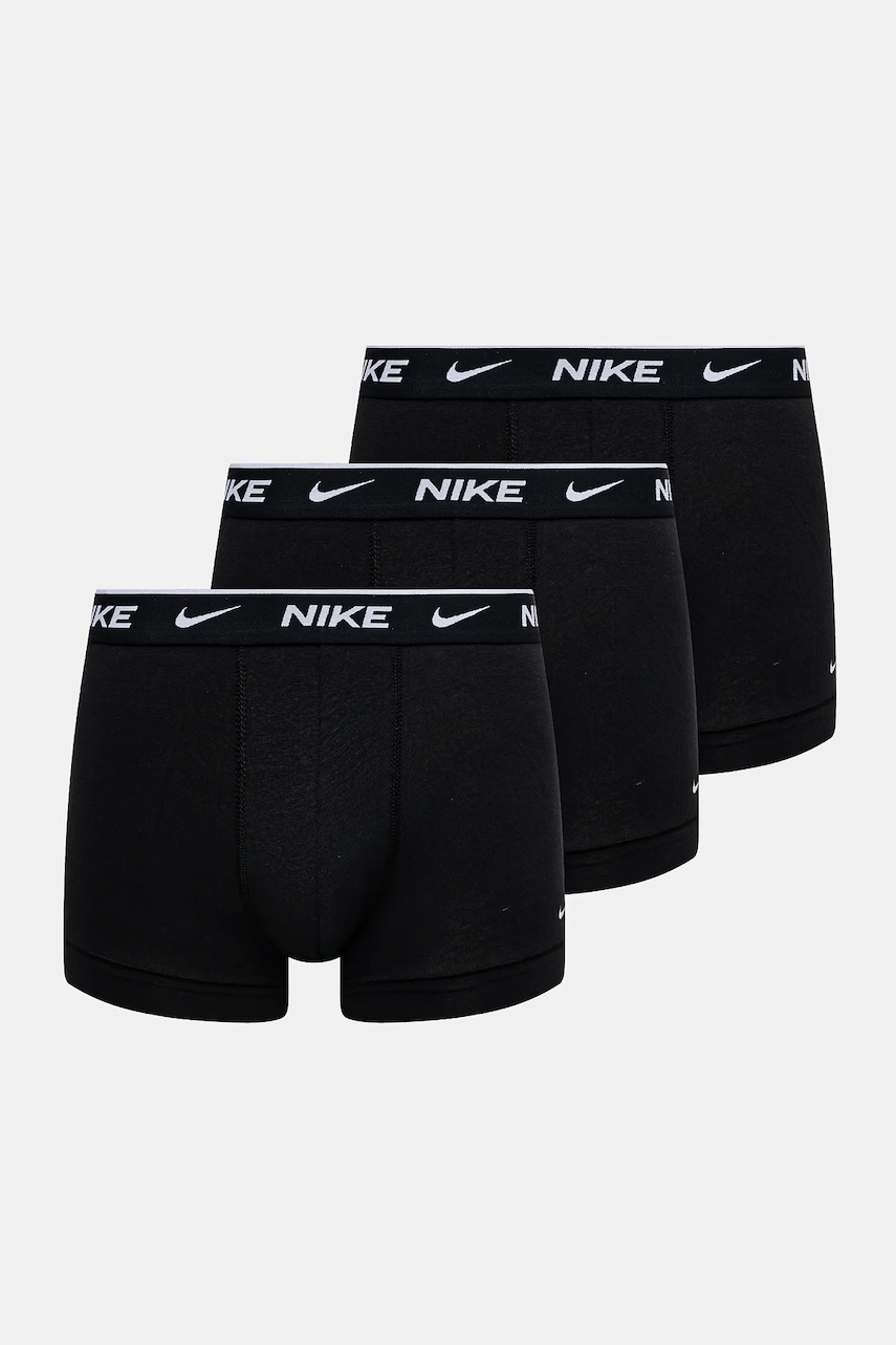 Nike  přiléhavé boxerky pánské bavlněné s elastanem 3-pack
