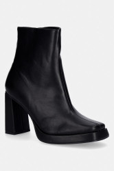Nízké kozačky Koi Footwear Halla Black Heeled Boots