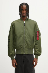 No Problemo  Oboustranná bomber bunda  x Alpha Industries No War MA