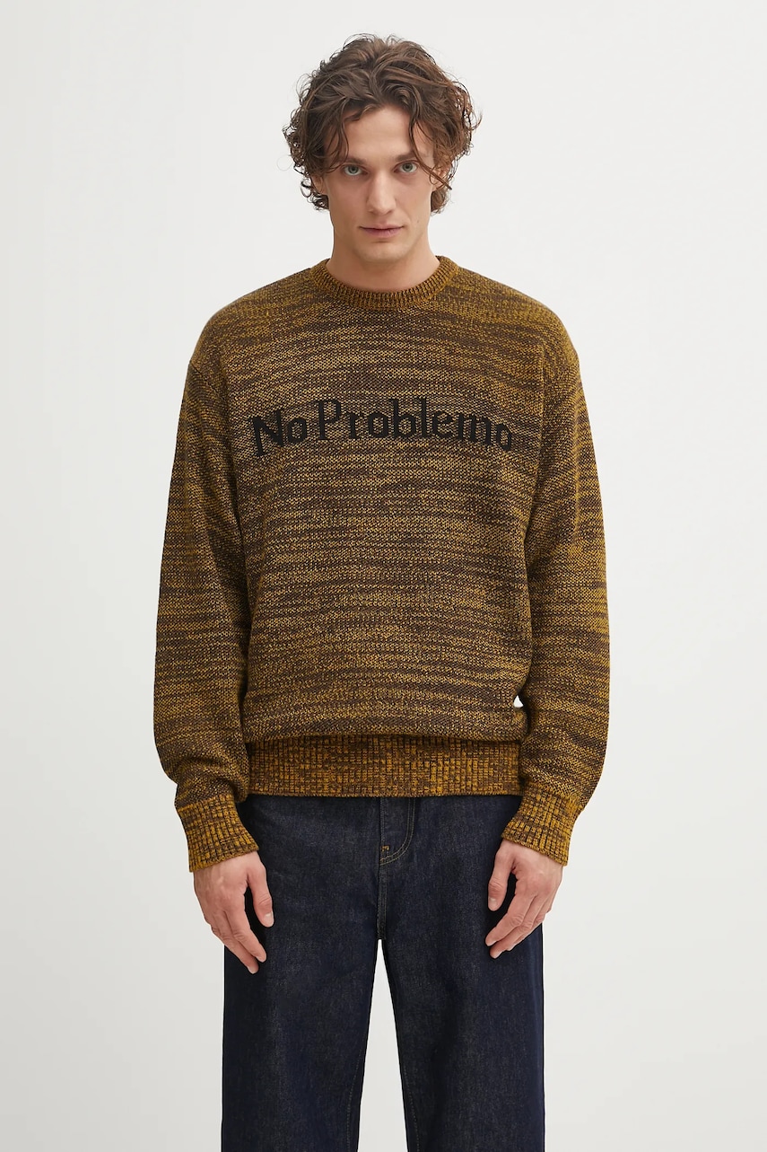 No Problemo  Svetr s příměsí vlny  Mosca Crew Neck