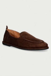 Nokwol  mokasíny dámské semišové Rumi Chocolate Suede