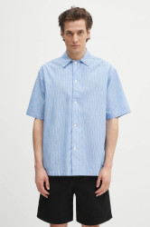 Norse Projects  Bavlněná košile  Mads Poplin Stripe SS