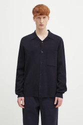 Norse Projects  Vlněný kardigan  Nicolai Merino Cotton Milano Jacket
