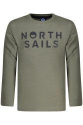 NORTH SAILS CHILDREN'S LONG-SLEEVED T-SHIRT, GREEN