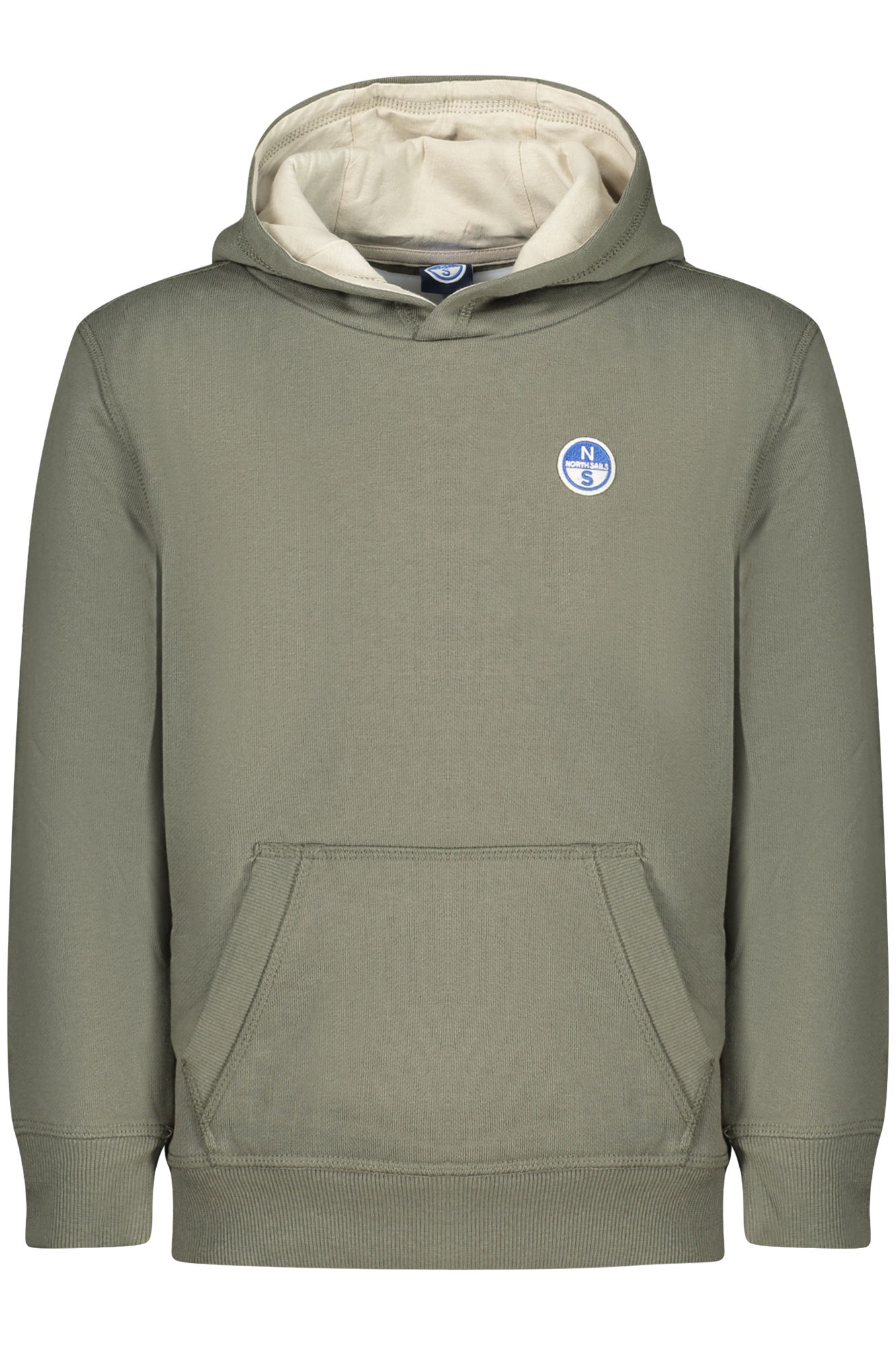 NORTH SAILS CHILDREN'S ZIP-UP SWEATSHIRT, GREEN