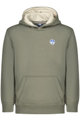 NORTH SAILS CHILDREN'S ZIP-UP SWEATSHIRT, GREEN