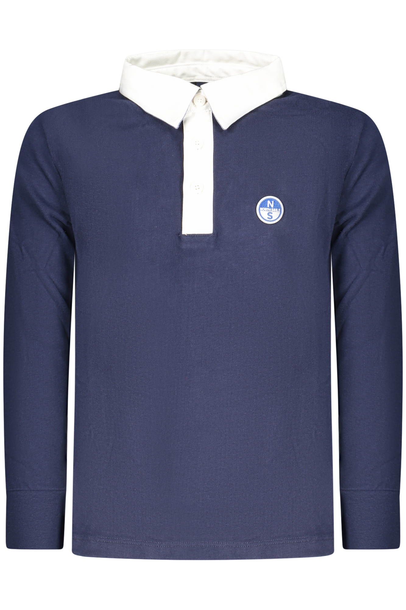 NORTH SAILS KIDS' LONG-SLEEVED POLO SHIRT, BLUE