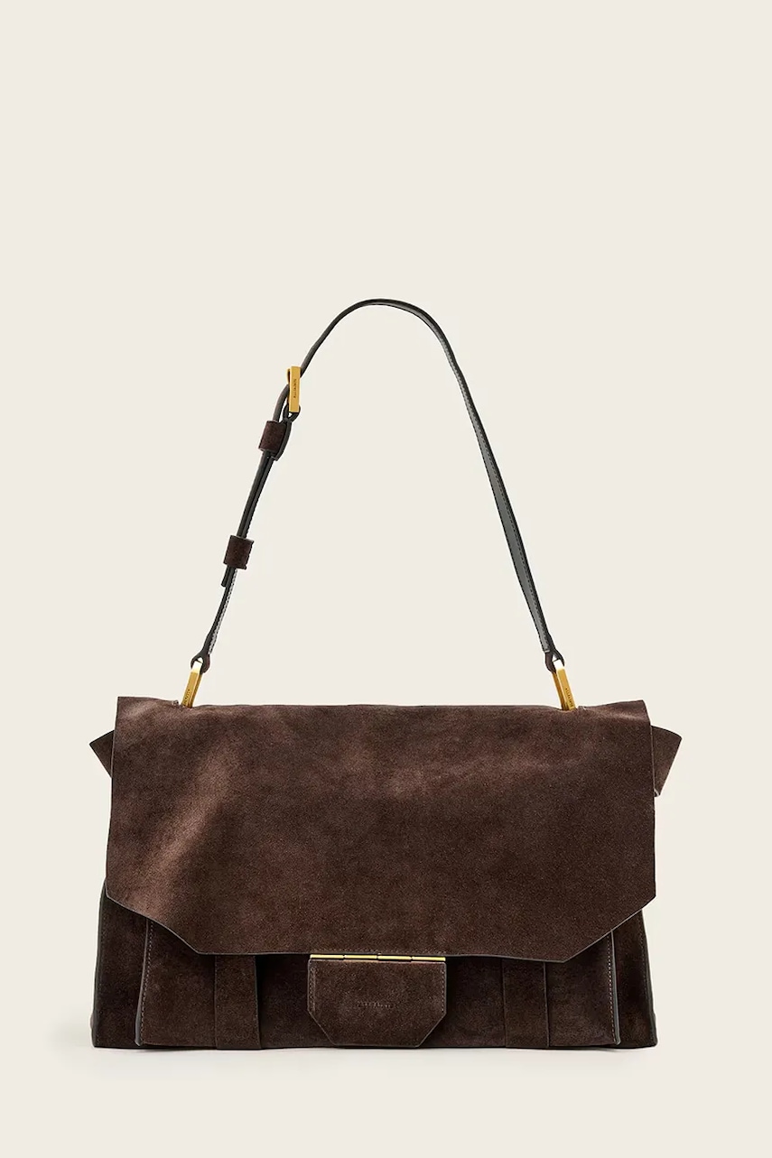 Nubuková kabelka AllSaints URSA