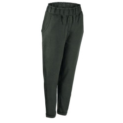 NUR DIE SWEAT HOME PANTS - Modern sports pants - dark green