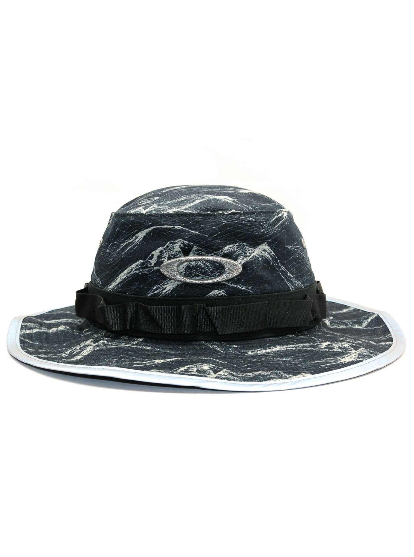 Oakley klobouk Field Bonie Mountain Black Cement | Černá | Velikost L/XL | 100% bavlna