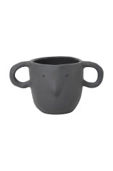 Obal na květináč ferm LIVING Mus Plant Pot S/16 x 9 cm