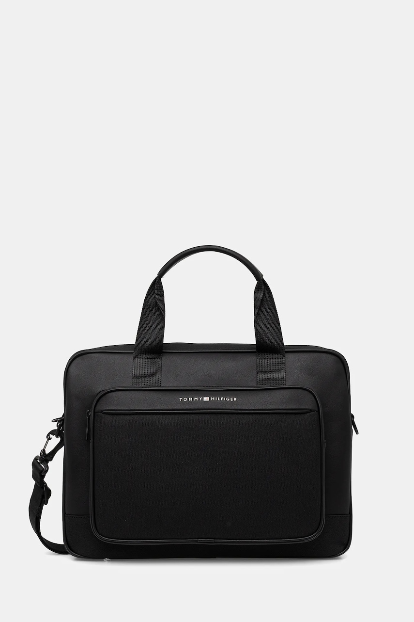 Obal na notebook Tommy Hilfiger černá barva, AM0AM13626