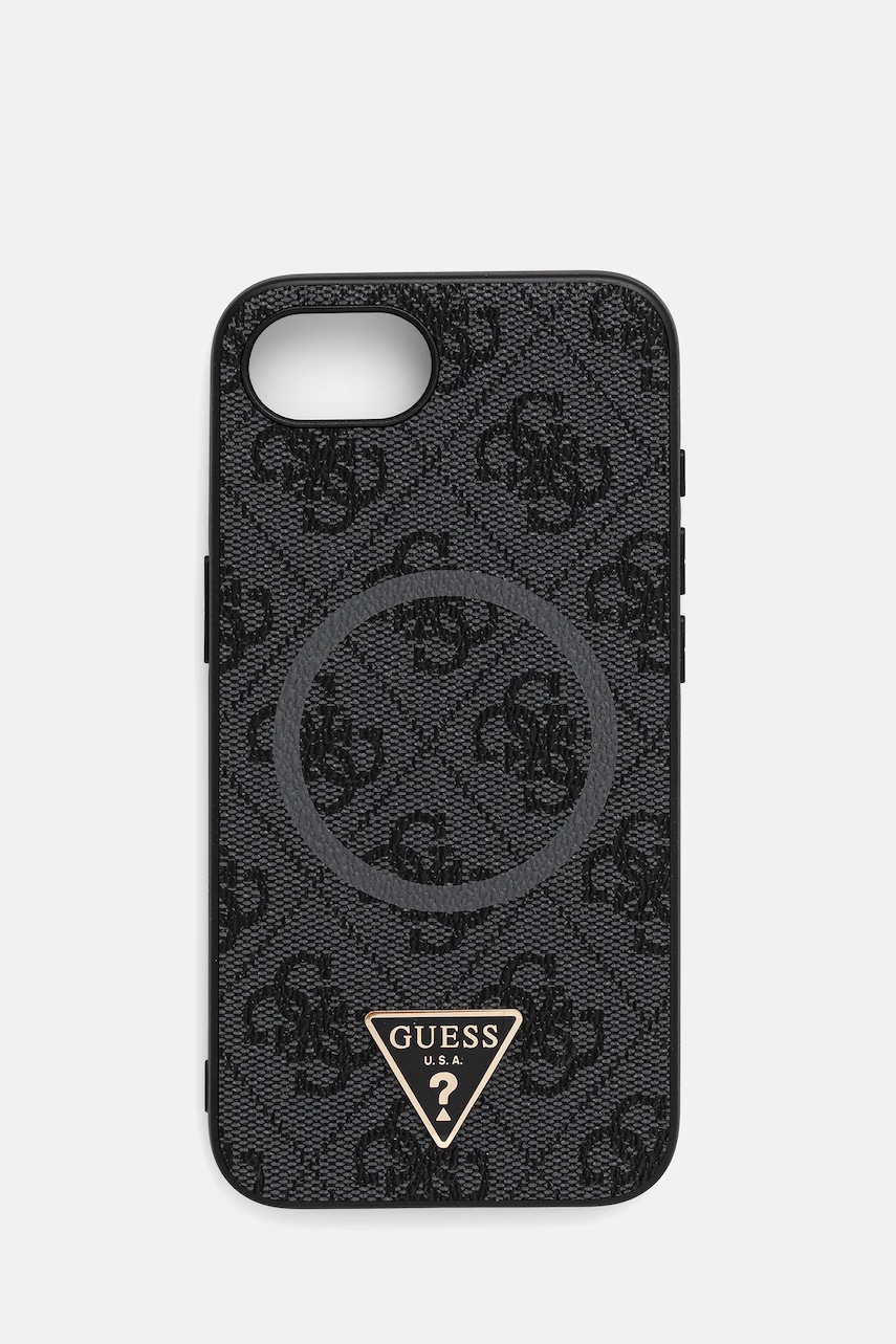 Obal na telefon Guess iPhone 16e černá barva, GUHMPSE4P4TDPK