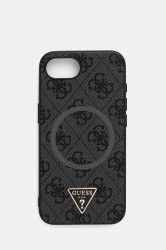 Obal na telefon Guess iPhone 16e černá barva, GUHMPSE4P4TDPK