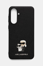 Obal na telefon Karl Lagerfeld Samsung Galaxy A36 černá barva, KLHCSA36PSAKCMPK