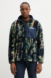 Oboustranná outdoorová mikina Columbia Winter Pass tmavomodrá barva, 2135651