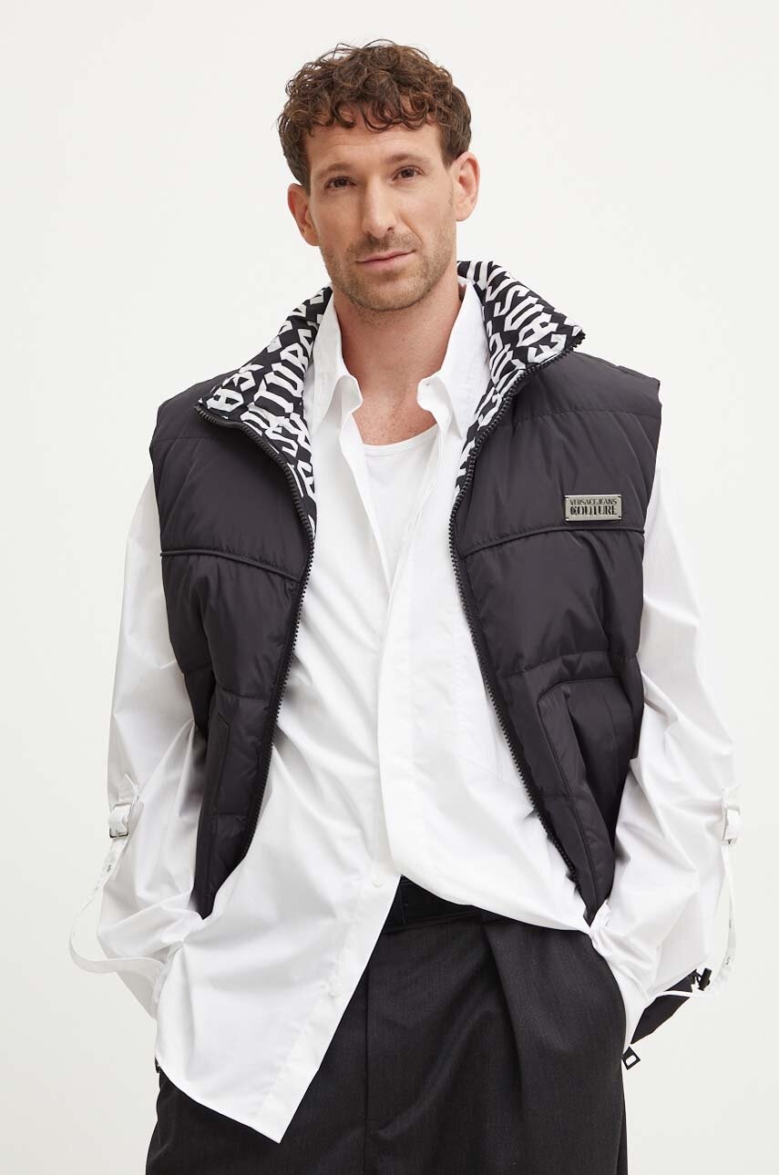 Oboustranná péřová vesta Versace Jeans Couture