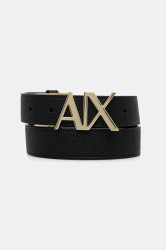 Oboustranný pásek Armani Exchange dámský, černá barva, XW001203 AF19298