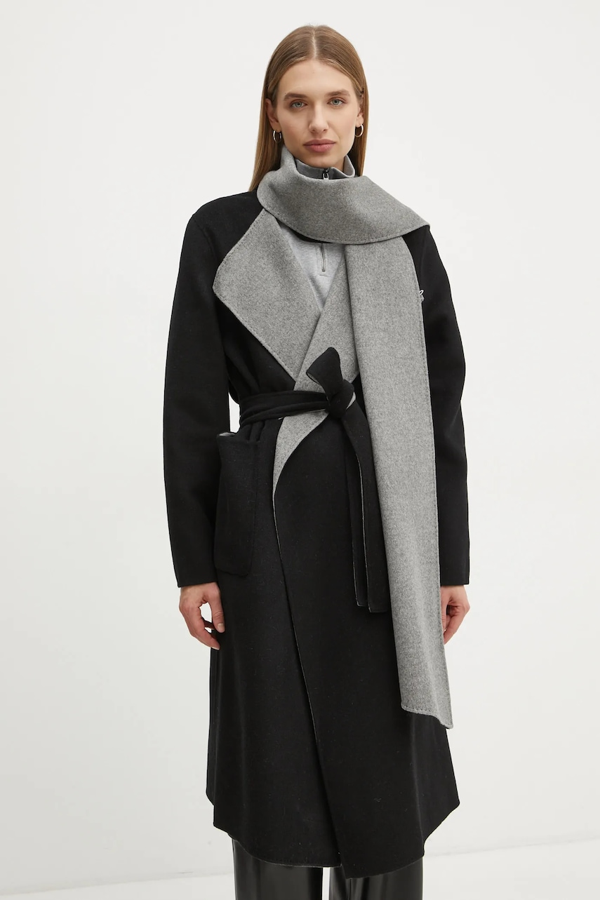 Oboustranný vlněný kabát Karl Lagerfeld