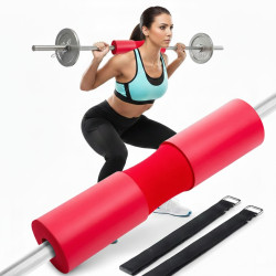 Ochrana vzpěračské tyče inSPORTline Shaperoll 44x9,5 cm červená