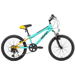 Odlehčené dětské kolo Olpran Agilis ALU 20" - model 2026 13" (125-145 cm) světle zelená/oranžová/černá