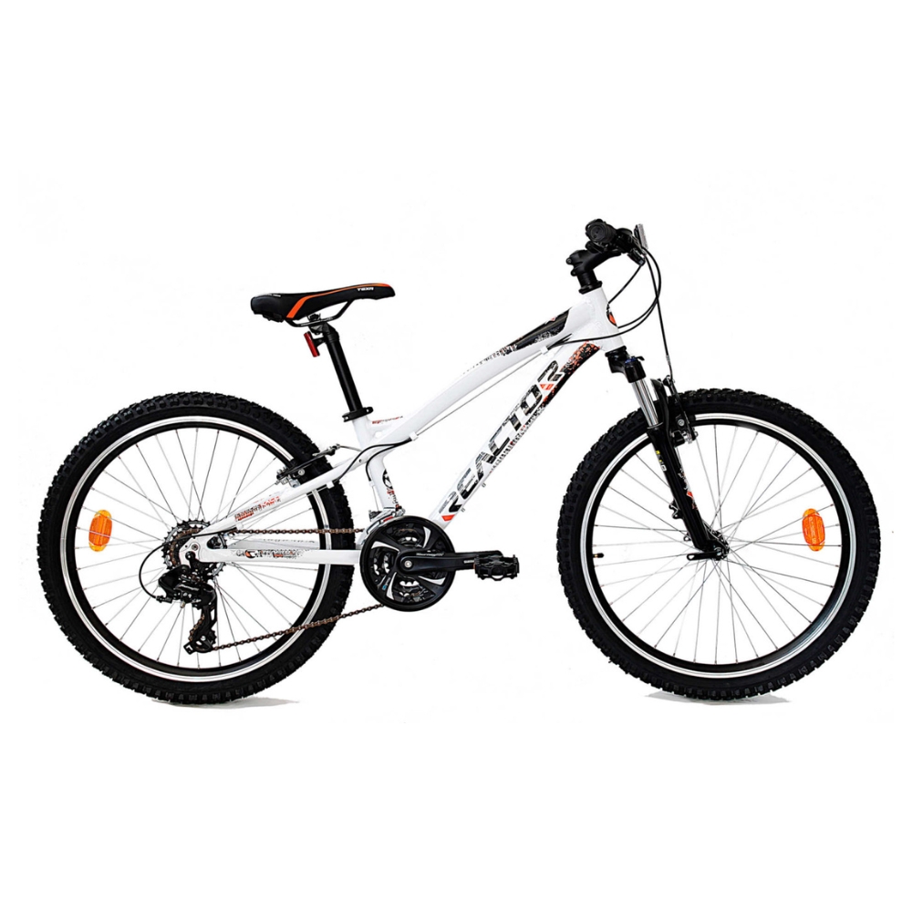 Odlehčené juniorské kolo Reactor LX 24" • 155-165 cm • 13 kg 16" (155-165 cm) bílá