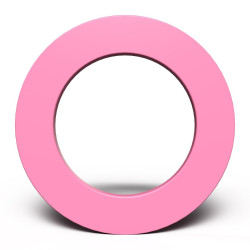 Okruží terče Bull's Plain PU Surround růžová