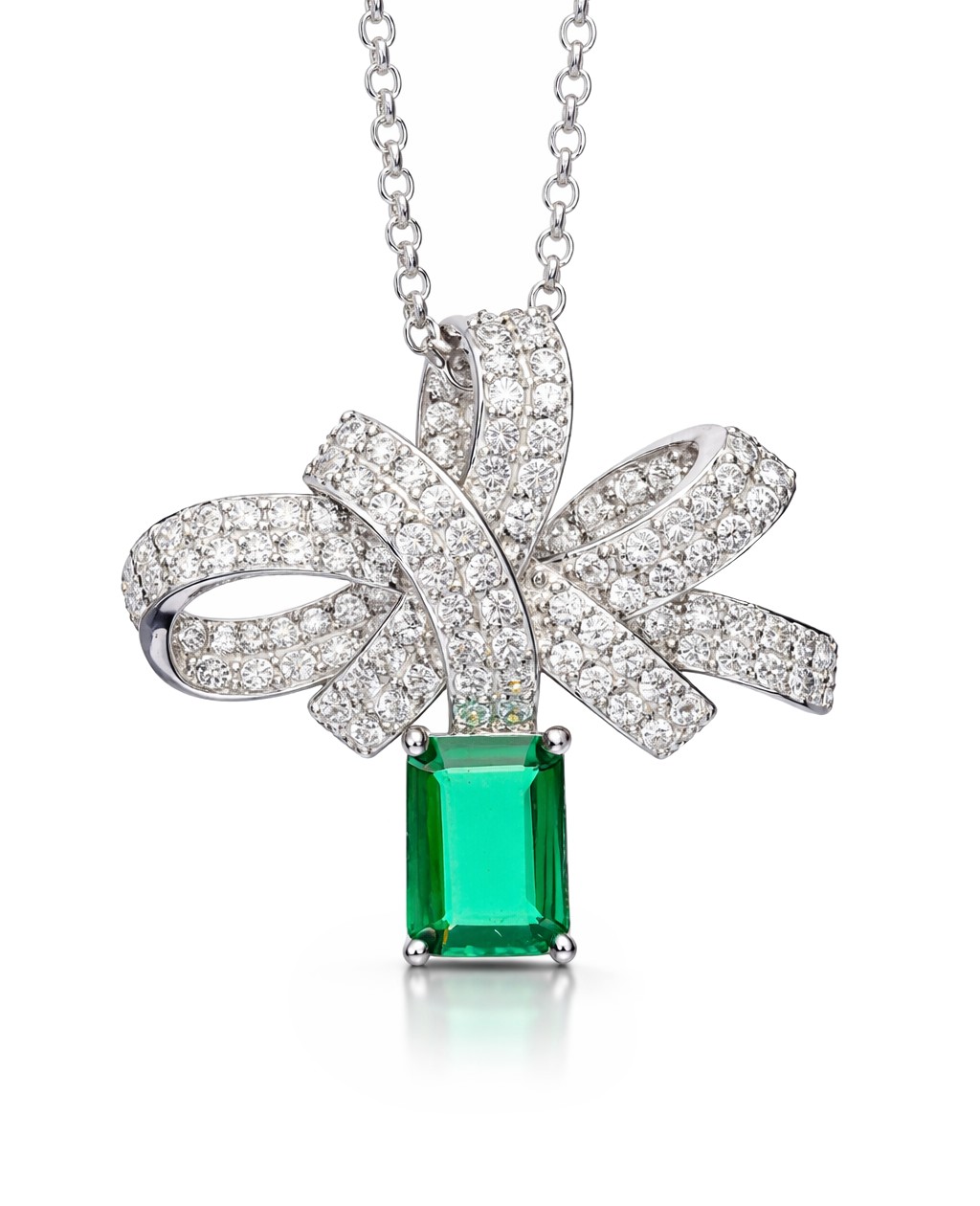 Oliver Weber Stylový náhrdelník s krystalem Fantasia 61299