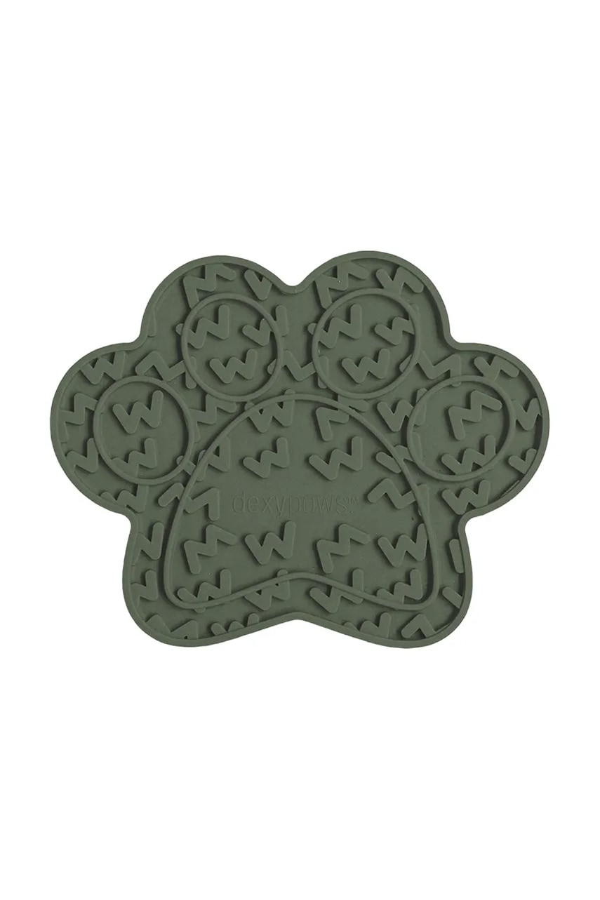 Olizovací podložka pro domácího mazlíčka Dexypaws Paw Green Lick Mat