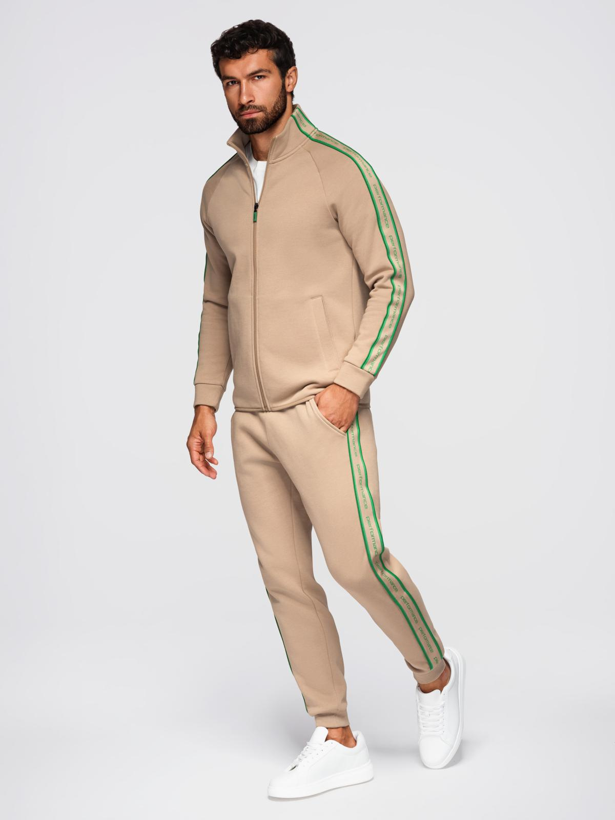 Ombre Men's elegant set suit vest + shorts