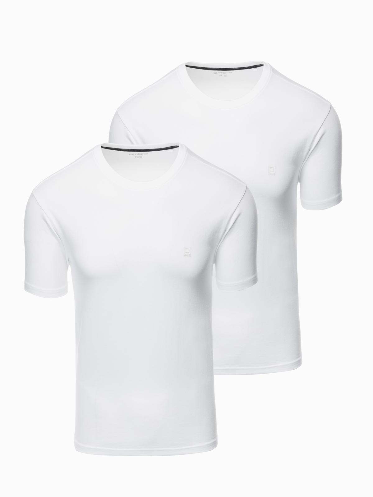 Ombre Set of men's t-shirts with round neckline