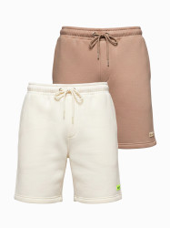 Ombre Set of two UNISEX shorts with elastic waistband