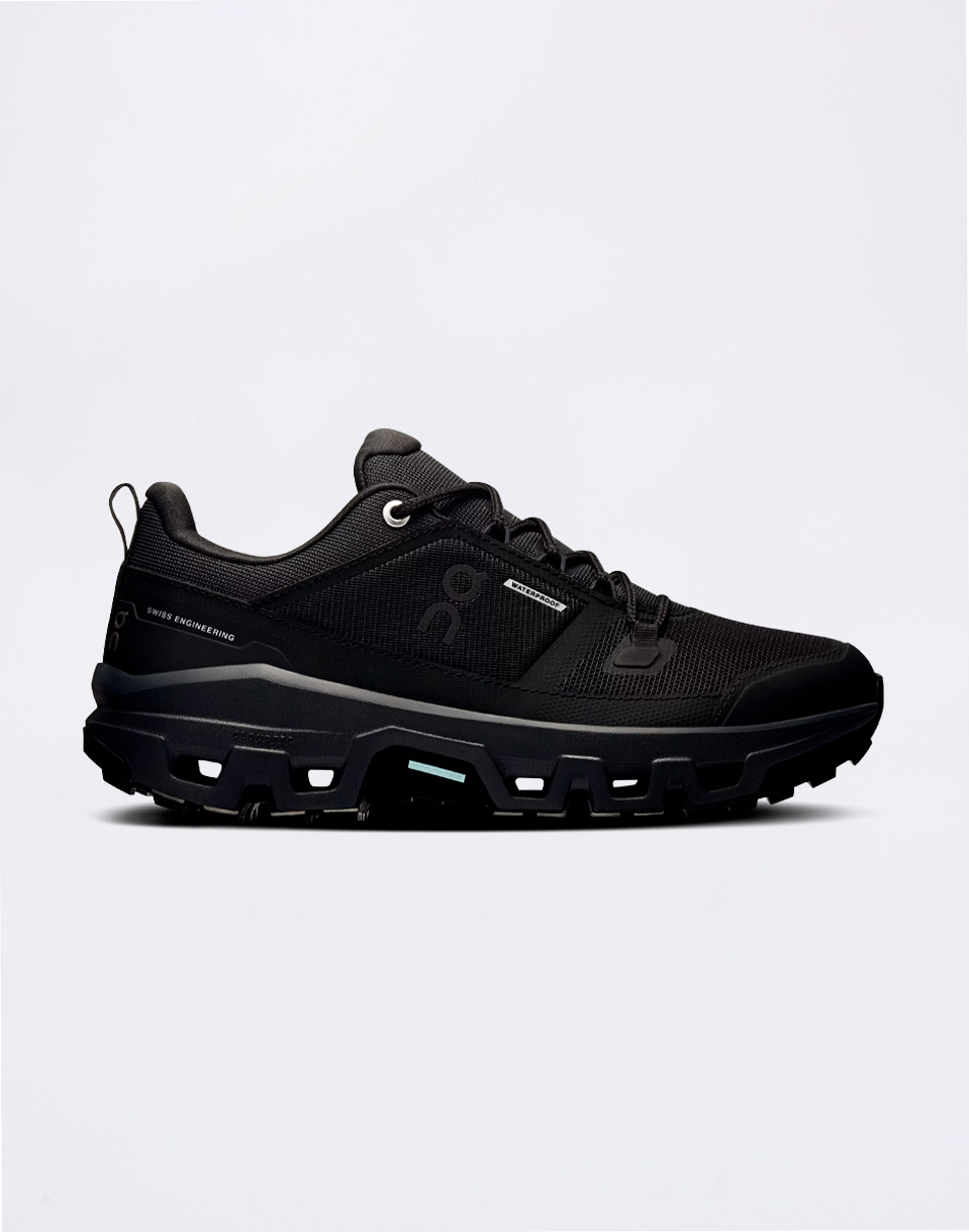 On Cloudrock Low WP Black/Black 38