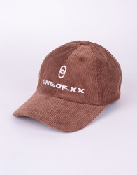 ONE OF XX Cap 4 brown courduroy