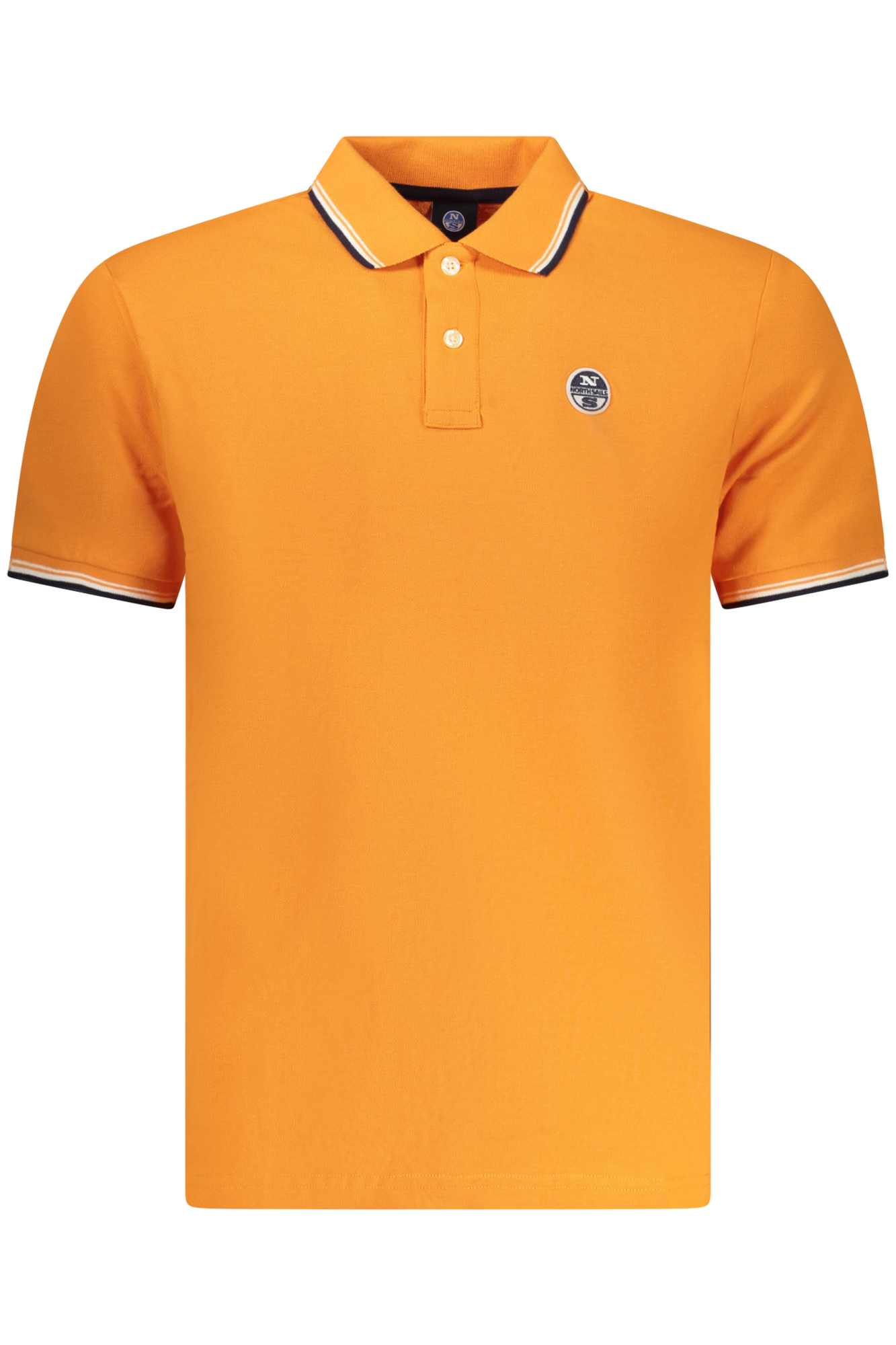 Oranžová polokošile s proužky