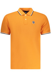 Oranžová polokošile s proužky