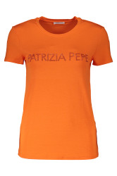 Oranžové tričko Patrizia Pepe