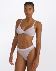 Organic Basics Mesh Thong Soft Lilac M