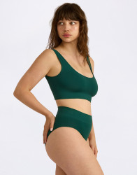 Organic Basics Smooth Bralette Deep Forest S