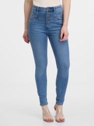 Orsay Modré dámské skinny fit džíny - Dámské