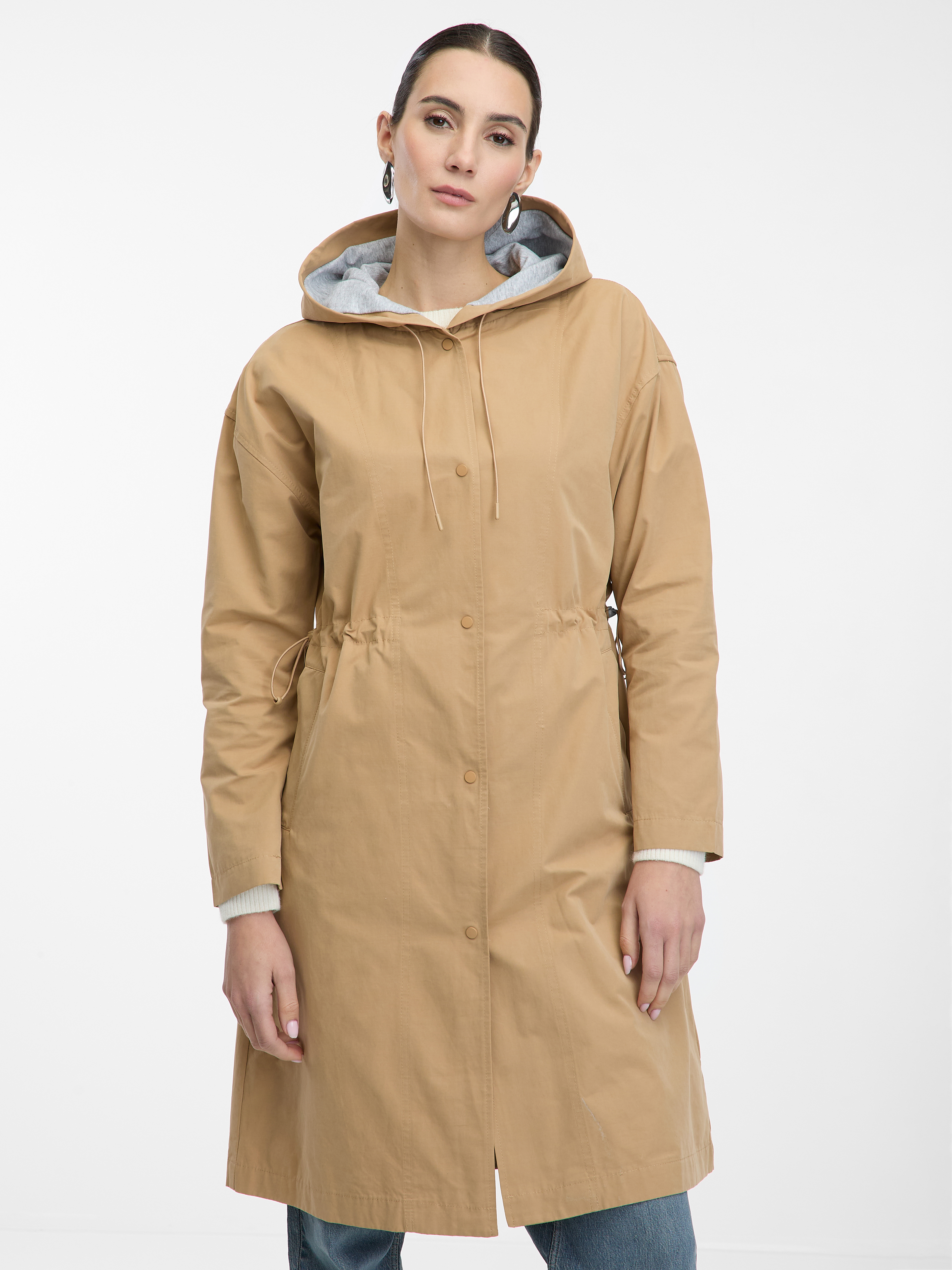 Orsay Světle hnědá dámská parka - Dámské
