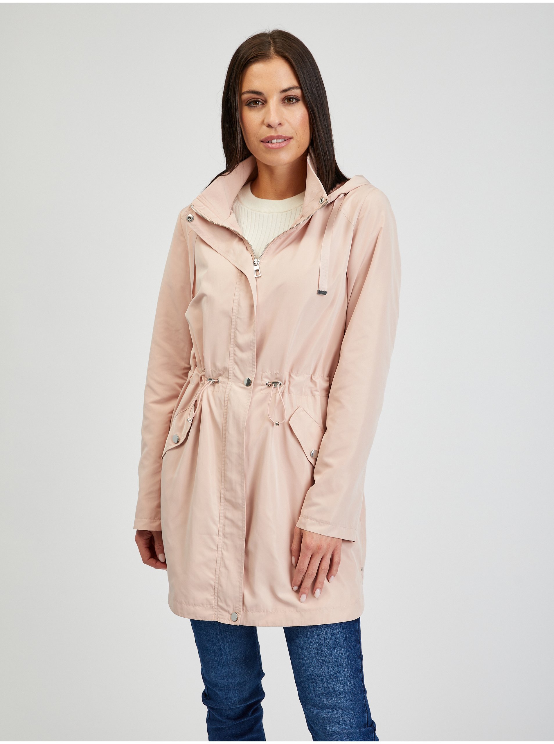 Orsay Světle růžová dámská parka Patrice - Dámské