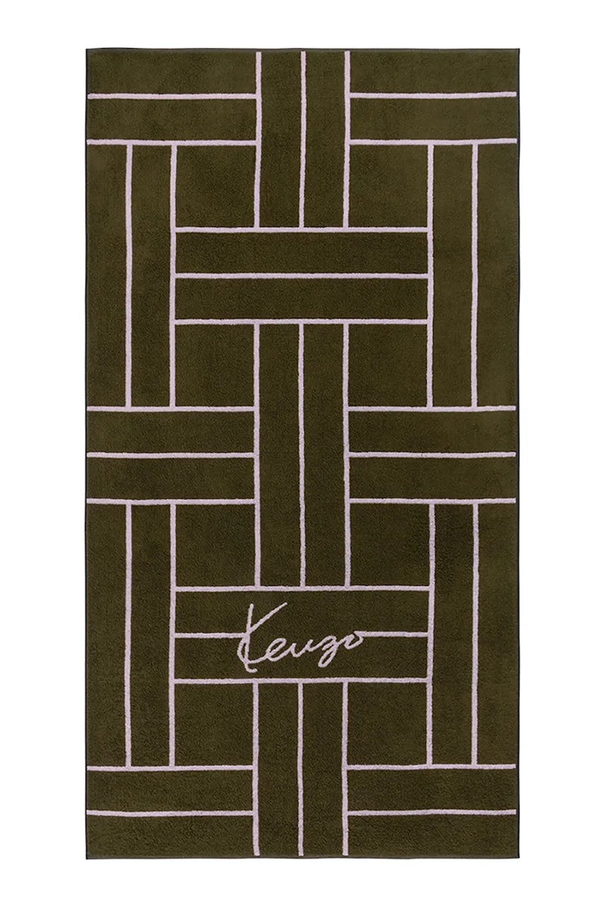 Osuška Kenzo K TATAMI Kaki 90 x 170 cm